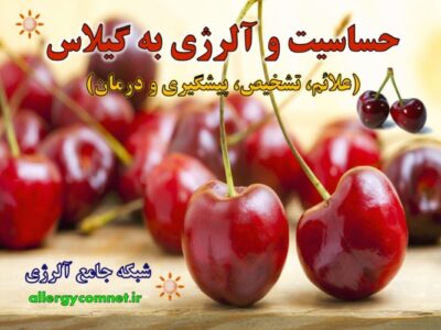 حساسیت-و-آلرژی-به-گیلاس- آلرژینو