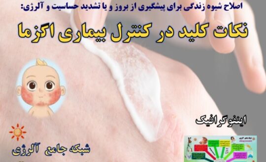 نکات-کلیدی-در-کنترل-بیماری-اگزما-1-اینفوگرافیک-آلرژینو